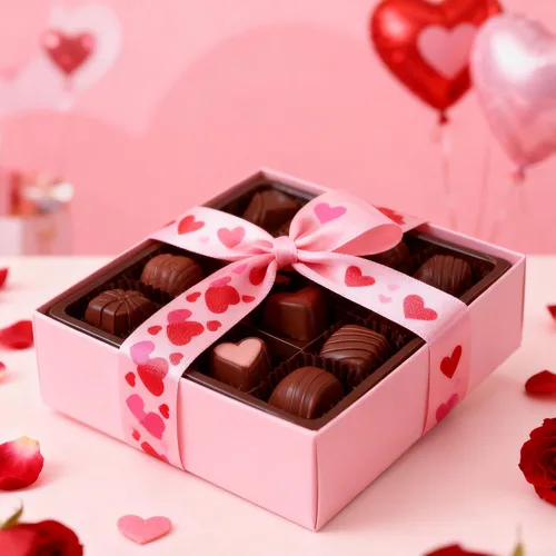 Vista 5 de Meseey Rollo de cintas para el día de San Valentín de 50 yardas, cinta decorativa de corazón rosa de 5/8 pulgadas para bodas, envoltura de regalos