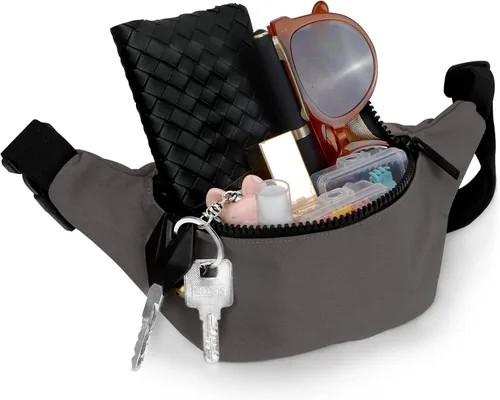 Vista 8 de BieFuDan Riñonera ajustable para niños y niñas, bonita cangurera de moda para niños, bolsa de entrenamiento deportivo, viajes, correr, llevar
