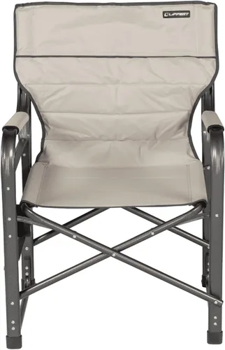 Vista 3 de Lippert Components Scout Plus - Silla de director con mesa auxiliar para campamento, plegable, marco de tubo de acero, poliéster 600D, revestimiento