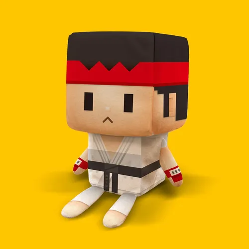 Vista 2 de Capcom Street Fighter: Ryu - Peluche de voxenación del 40 aniversario