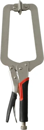 Vista 2 de Xiao & Dao Pro 15Iuch Alicates de bloqueo con abrazadera en C con almohadillas giratorias, herramientas de montaje de clips, carpintería