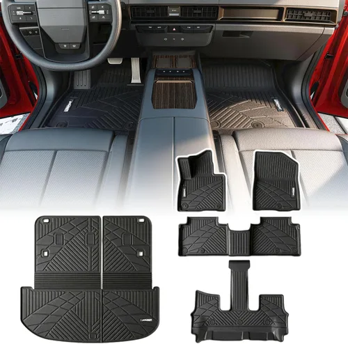 Vista 15 de powoq - Alfombrilla de suelo de 6 asientos compatible con Jeep Grand