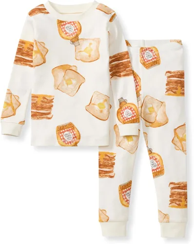 Vista 37 de Burt's Bees Baby Conjunto de Pijama de 2 Piezas para Niños con Camiseta de Manga Larga y Pantalones de Algodón Orgánico