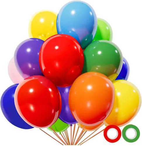 Vista 11 de 110 globos negros pequeños de látex negro de 5 pulgadas, mini globos negros gruesos de cumpleaños para decoración de bodas, baby shower. B01-negro