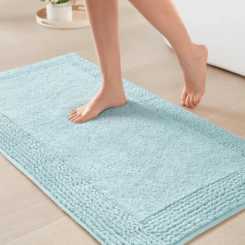 Vista 35 de Madison Park Splendor - Alfombra de baño reversible 100% algodón con mechones - 3000 GSM calidad hotelera lujosa felpa de pelo medio alfombrilla