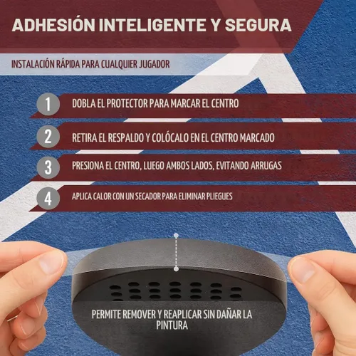 Vista 2 de Paquete de dos cintas transparentes para marco de pádel - Protector de borde duradero con acabado rugoso para protección adicional 1.38x14.57