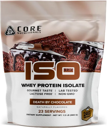 Vista 12 de Core Nutritionals Proteína de suero aislado ultrapura (capuchino, 2 libras)