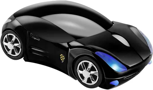 Vista 9 de Usbkingdom - Ratón inalámbrico 2,4 GHz, 3D, deportivo, con forma de coche, óptico ergonómico con receptor USB para PC, portátil, computadora