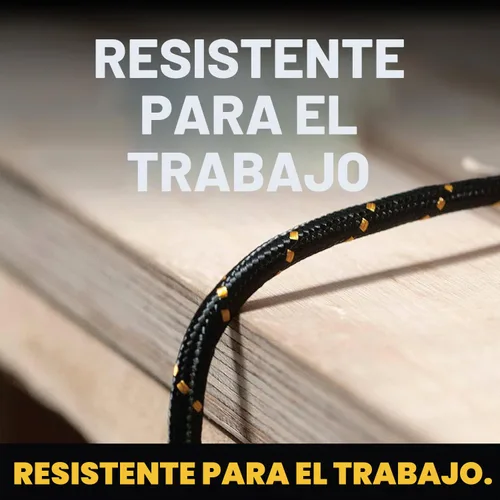 Vista 2 de DEWALT Cable USB a Lightning de alta resistencia [certificado Apple MFi] cargador duradero para iPhone, cables Lightning, cable de carga rápida