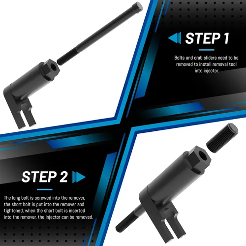 Vista 5 de Herramienta de extracción de inyector de combustible compatible con Ford Powerstroke Diesel 2011-2018 F-250 F-350 F-450 F-550 Reemplazo para 3418
