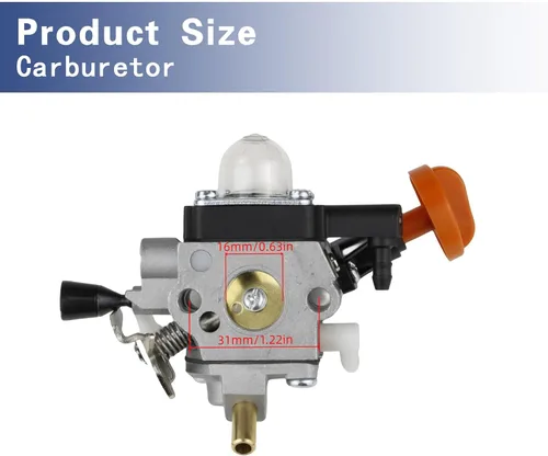 Vista 5 de 4180-120-0617 FS131 Carburador para Stihl FS131 FS131R HT131 HT133 KM131 KM131R FS311 4180/17 Desbrozadora TrimmerBrushcutter Trimmer Carb