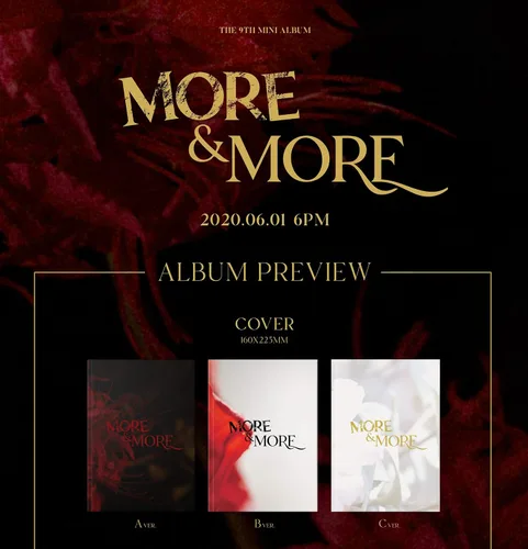 Vista 2 de More More Random Cover Incl Photobook Postcard Coaster Card 5pc Photocard Set