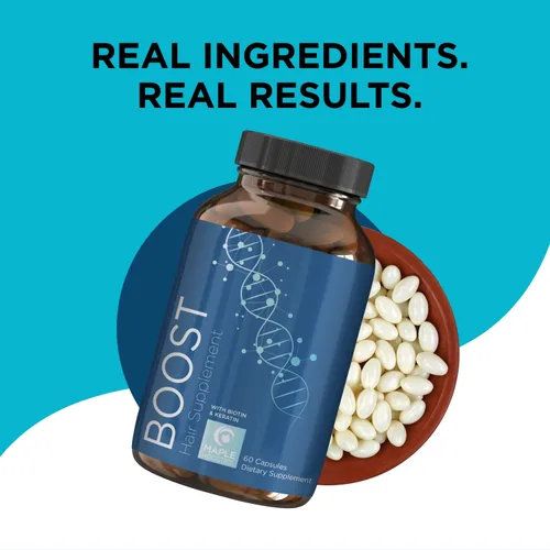 Vista 9 de Biotin Champú voluminizador para cabello fino y adelgazante, sin sulfato con aceites de árbol de té y romero, además de vitaminas para el cabello