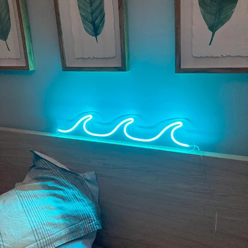 Vista 21 de Letrero de neón personalizado de sol y luna para decoración de pared, decoración personalizada de neón para dormitorio, sala de estar, meditación