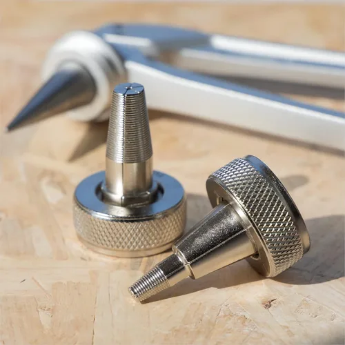 Vista 5 de iCrimp PEX - Herramienta expansora con cabezales de expansión de 1/2", 3/4", 1" para manguitos de expansión Uponor ProPex, cumple con la norma ASTM