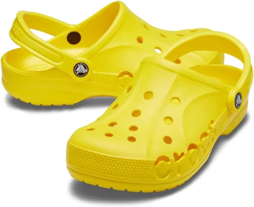 Vista 3 de Crocs Zuecos unisex para adultos Baya, Limón, 7, mujer/5, hombre