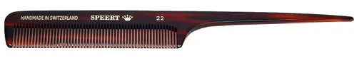 Vista 26 de #10 Peine de dientes estrechos hecho a mano Tortuga Havana Acetato fino recto fino desenredante Parting Grooming Teasing Peluquería Peluquería