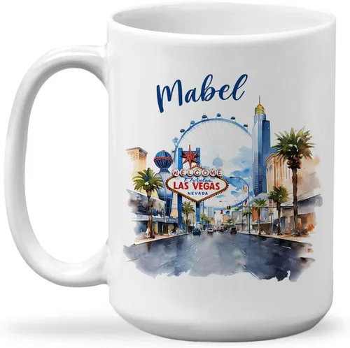 Vista 13 de Tazas de viaje con nombre personalizado Mount Rushmore National Memorial, tazas de viaje de cerámica personalizadas con diseño de lugar famoso