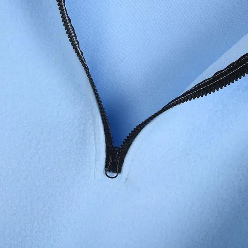 Vista 6 de Sudadera de gran tamaño para mujer suéter de manga larga liso con cierre de un cuarto de cremallera para adolescentes niñas Navidad otoño ropa Y2K