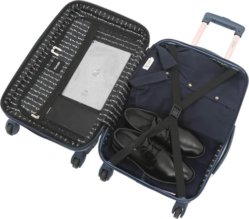 Vista 2 de Kensie Alma - Equipaje rígido con ruedas giratorias para mujer, Azul Midnight), KN-67903-410