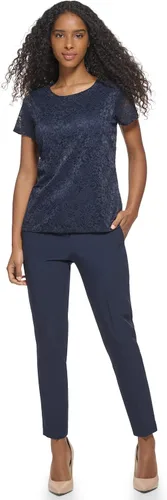 Vista 4 de Tommy Hilfiger Camiseta de manga corta con abertura para mujer