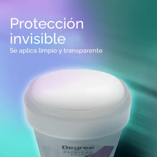 Vista 6 de Degree Desodorante antitranspirante de fuerza clínica para mujeres, 96 horas de protección contra el sudor y el olor, ultra seco, invisible, sólido