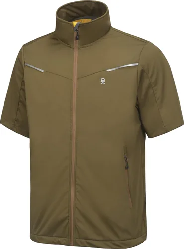 Vista 18 de Little Donkey Andy Chalecos ligeros Softshell para hombre, chaquetas de manga corta para golf, senderismo, correr