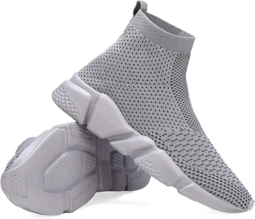 Vista 6 de Casbeam Zapatos deportivos para caminar y correr para niños y niñas, transpirables, ligeros, ligeros, a la moda (babero para niños pequeños)