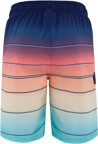 Vista 2 de Rokka&Rolla Traje de baño para hombre, 9 pulgadas, secado rápido, elástico, para playa