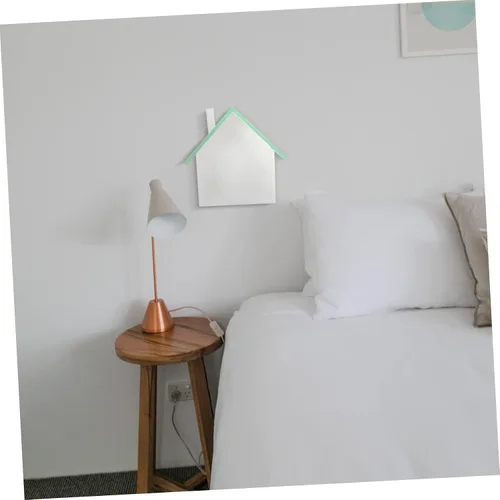 Vista 2 de Hemoton Estantes flotantes únicos de madera para decoración de pared, estante multifuncional para decoración del hogar