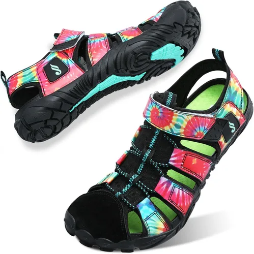 Vista 2 de JIASUQI Zapatos de agua atléticos para senderismo, descalzos, para natación, deportes, caminar, para mujeres y hombres