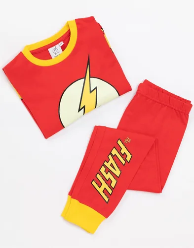 Vista 3 de DC Comics The Flash Pyjamas Boys Kids Glow In The Dark Costume Pjs