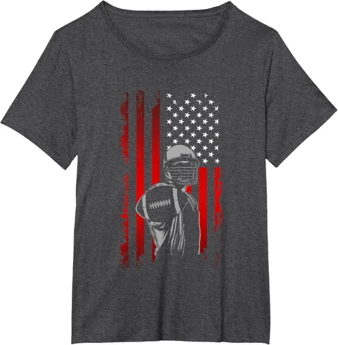 Vista 23 de Camiseta de fútbol americano, Negro