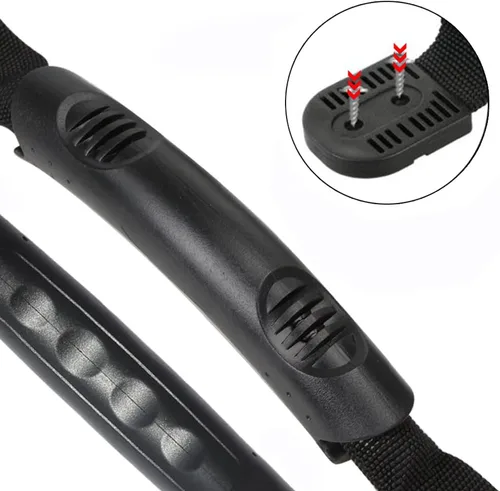 Vista 2 de Boncas Asas de transporte de kayak, resistente kit de accesorios de repuesto para kayaks, maleta, equipaje Mango lateral-4PK