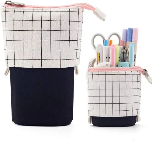 Vista 7 de EASTHILL Estuche para lápices de gran capacidad, bolsa organizadora con gran almacenamiento para Bullet Journal