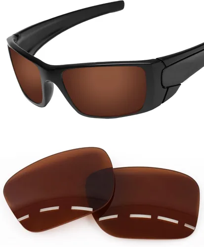Vista 15 de 1.6MM Polarized Replacement Lenses for Oakley Fuel Cell OO9096 Sunglasses Iridium negro - Policarbonato polarizado