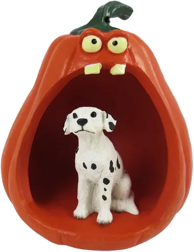 Vista 9 de Conversation Concepts Figura de Corgi galés de Halloween y calabaza Welsh Corgi Pembroke