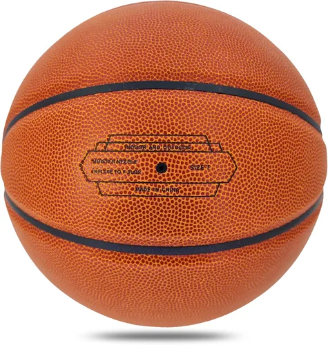 Vista 6 de Balones de baloncesto personalizados para interiores y exteriores, regalo de baloncesto de cuero compuesto con nombre, texto, logotipo