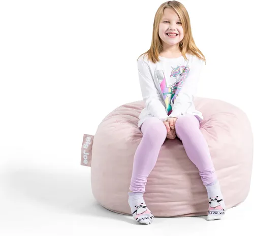 Vista 23 de Big Joe Fuf Silla Puf de Espuma de 5 Pies de Tamaño Extra Grande con Funda Extraíble para Niños, Adolescentes, Adultos, Onyx Lenox, Poliéster Tejido