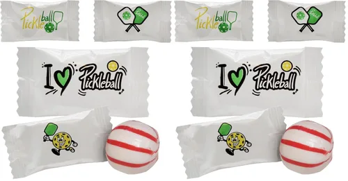 Vista 11 de Naturejam Paletas temáticas de pickleball de 2 pulgadas, 3 unidades, perfectas para los amantes del pickleball, eventos temáticos de deportes