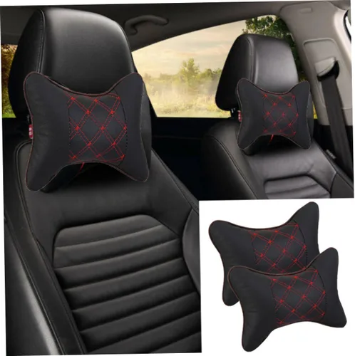 Vista 9 de Homoyoyo Almohadas de coche reposacabezas coche cuello almohada apoyo almohada vino