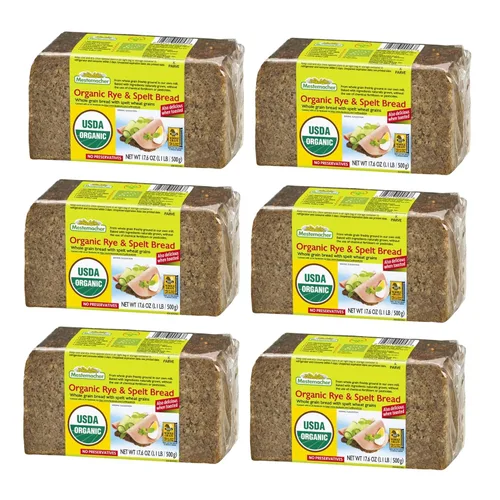 Vista 29 de Mestemacher Pan de Grano Entero (Fitness, 17.6 oz, paquete de 2)