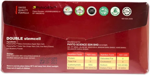 Vista 3 de 12 células madre dobles PhytoScience PhytoCellTec de manzana y uva