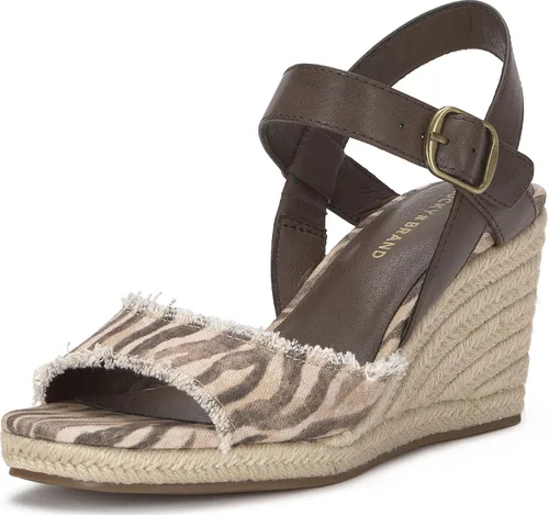 Vista 18 de Lucky Brand Sandalias de cuña Mindra para mujer Negro