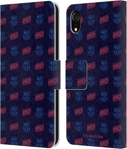 Vista 94 de Head Case Designs Funda de piel con licencia oficial del FC Barcelona con logotipo y patrón de Forca Barca, compatible con Apple iPhone 11