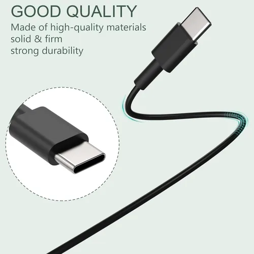 Vista 3 de BULL-TECH Cargador de laptop USB-C de 65 W para Dell Latitude 5285 5289 5290 7212 7275 7285 7290 7390 7420 Dell XPS 13 9350 9360 9365 9370 9380