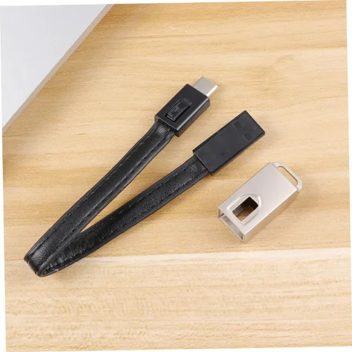 Vista 8 de OSALADI 3 unids -c cable USB en espiral llavero teléfono teléfono teléfono carga cable de carga de datos cargador útil