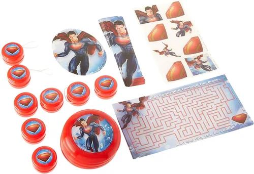 Vista 3 de Juego de recuerdos de fiesta de cumpleaños de Superman