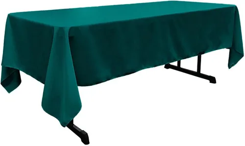 Vista 9 de New Creations Fabric & Foam Inc - Mantel rectangular de popelina de poliéster de 60 pulgadas de ancho por 120 pulgadas de largo. (Avocado)