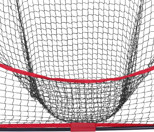 Vista 5 de F2C 7'x7' Baseball and Softball Practice Net Portable Hitting Pitching Net with Strike Zone Target, Carry Bag, for All Skill Levels